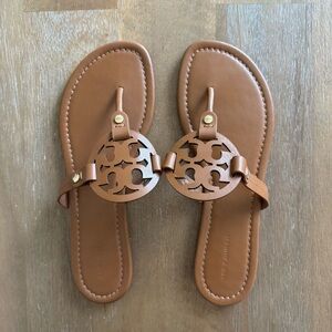 Tory Burch Miller Sandal – Vintage Vachetta – Size 8M – Excellent Condition